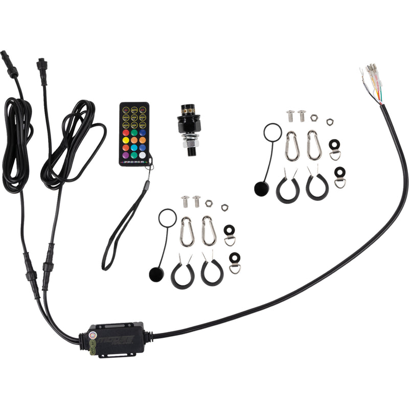 MOOSE OFFROAD 2040-3163 QD-COBBTR-142-PU Quick Disconnect Whip Light 4'