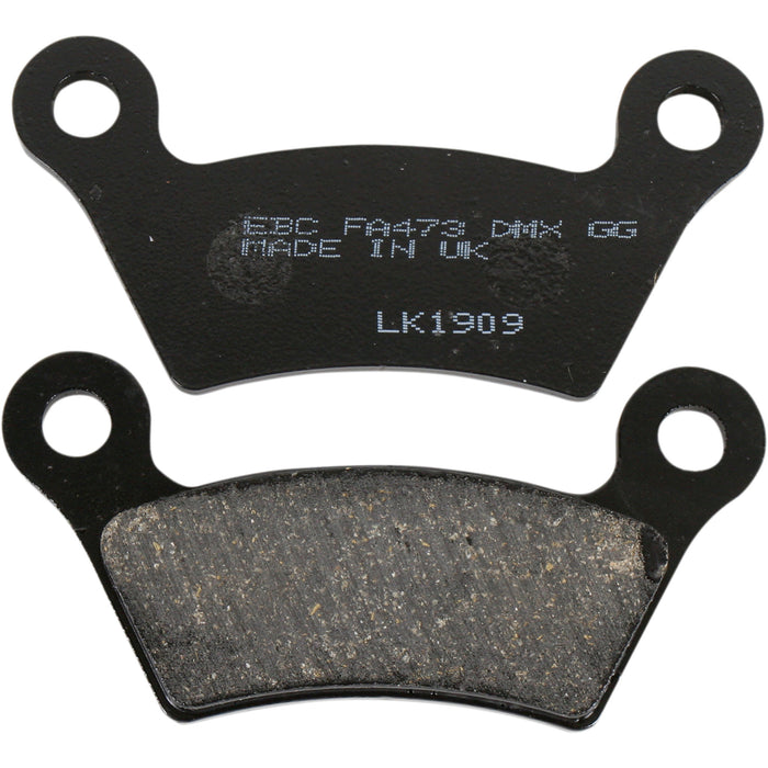 EBC 1722-0363 FA473 Organic Base "FA" Brake Pads Organic Brake Pads
