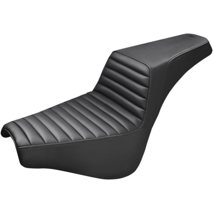 SADDLEMEN 0802-0961 818-30-171 Step-Up Seat — Front Tuck-n-Roll - Black