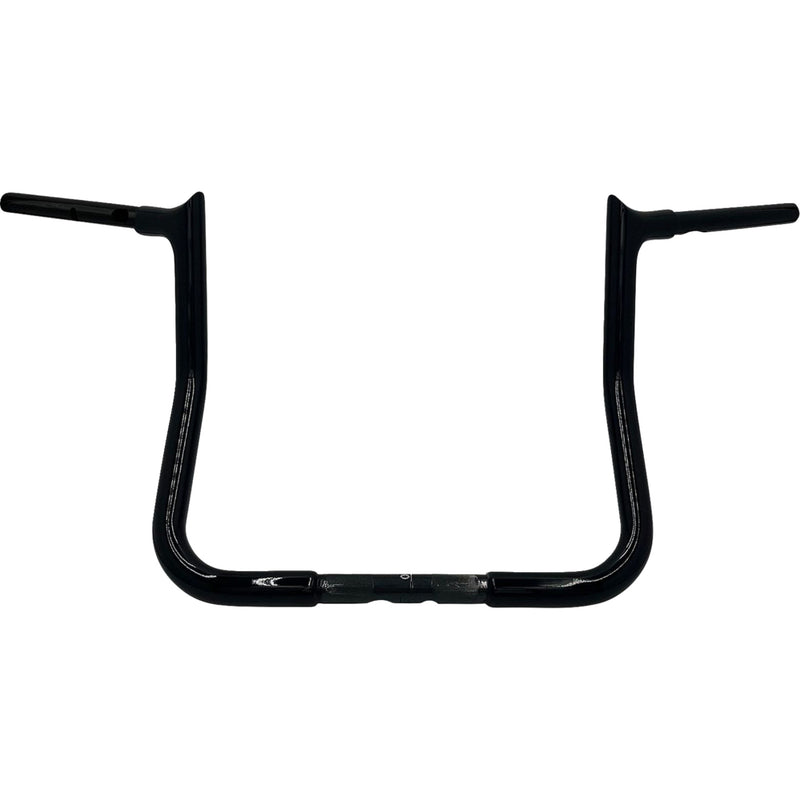 FAT Baggers INC. 1-1/4" EZ Install Pointed Top Handlebar Reduced Reach 13" Black - 945013-B For Harley Street Glide 2023-2026