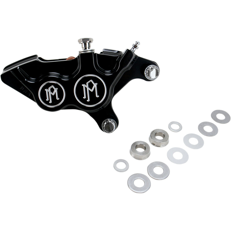Performance Machine (pm) Brake Caliper Kit - 0053-2920-BM For Harley Motorcycles 2000-2017