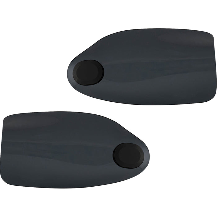 KLOCK WERKS 0635-2802 KWS-01-0122-HC Flare® Handguards harley-davidson hydraulic clutch - dark smoke