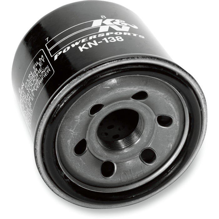 K & N KN-138 KN-138 Performance Oil Filter aprilia/arctic cat/bimota/cagiva/kawasaki/kymco/suzuki