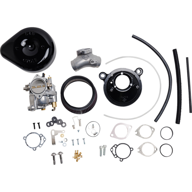 S&S Cycle Carburetor W Stealth Air Cleaner - 110-0146 For Harley Motorcycles 1984-1999