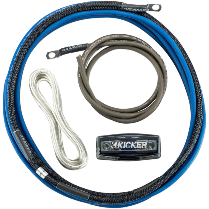 KICKER 2120-0978 46PK8 8-Gauge Amplifier Power Wiring Kit Amplifier Install Kit - 8 Gauge