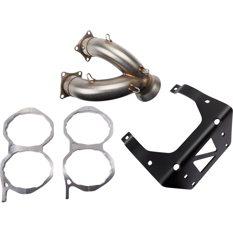 Trinity Racing Exhaust System - TR-4160S-SS Can-Am Maverick 2017-2023