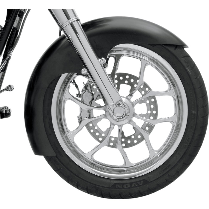 KLOCK WERKS 1401-0237 KWF-01-0113 Tire Hugger Front Fender for Dresser - Level Fender Kit - Steel - Black - 21"