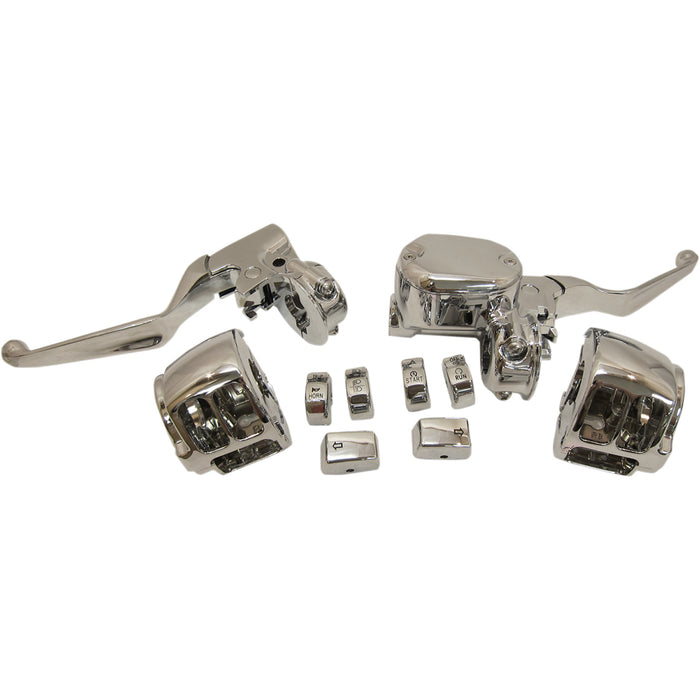 DRAG SPECIALTIES Handlebar Control Kit — Hydraulic/Mechanical Controls