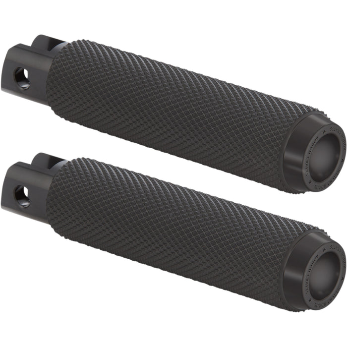 ROUGH CRAFTS 1620-2209 RC-400-004 Driver Pegs - Black - Knurled