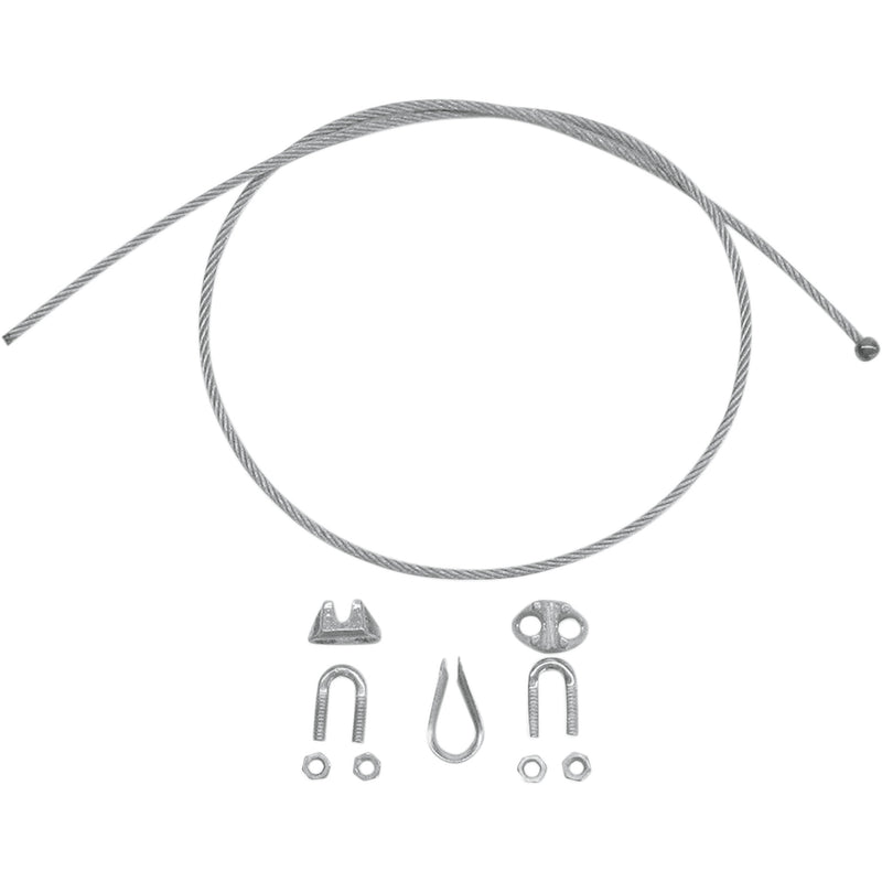 MOOSE OFFROAD 4501-0010 68135 Electric Plow Lift Replacement Components — Loop End Cable Electric Lift Wire Rope