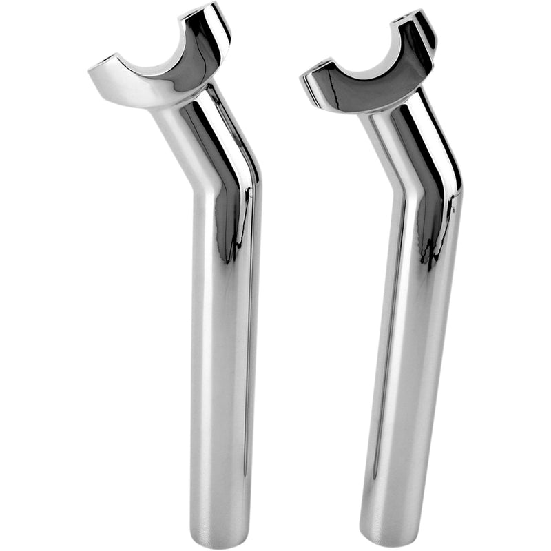 DRAG SPECIALTIES 0602-0412 Forged Aluminum Handlebar Risers pullback - 8-1/2" - chrome