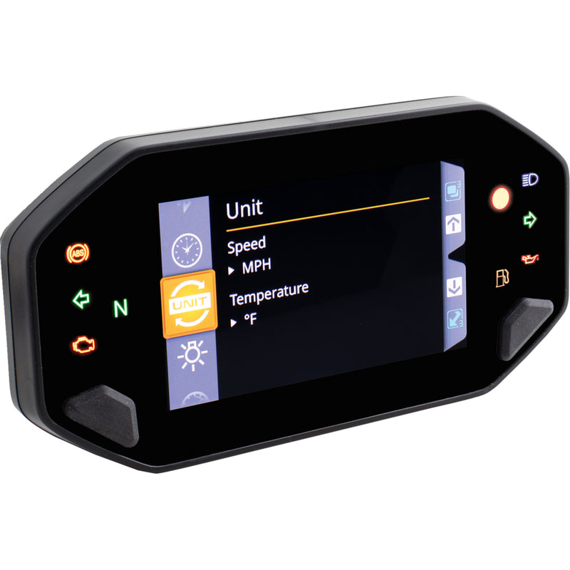 KOSO NORTH AMERICA 2210-0637 BA081010 RX-4 Multifunction Speedometer/Tachometer TFT Multifunction Meter - RX-4 - Universal