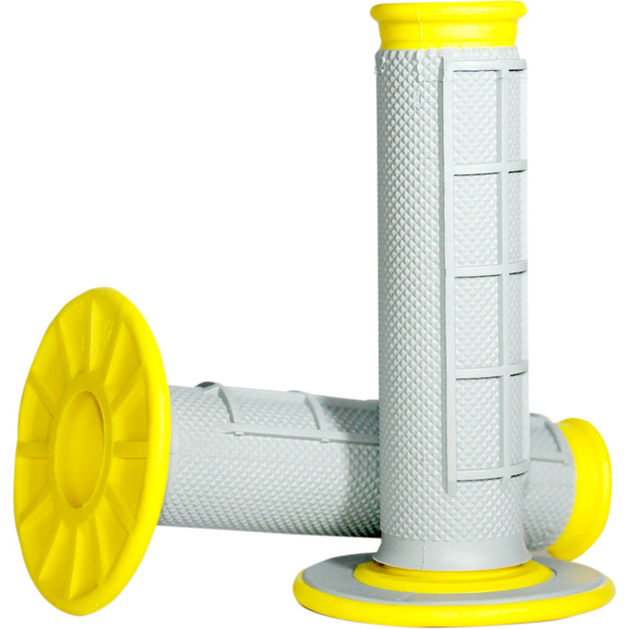 RENTHAL 0630-1638 G192 Offroad Dual-Compound Grips Grips - Dual-Compound - Yellow