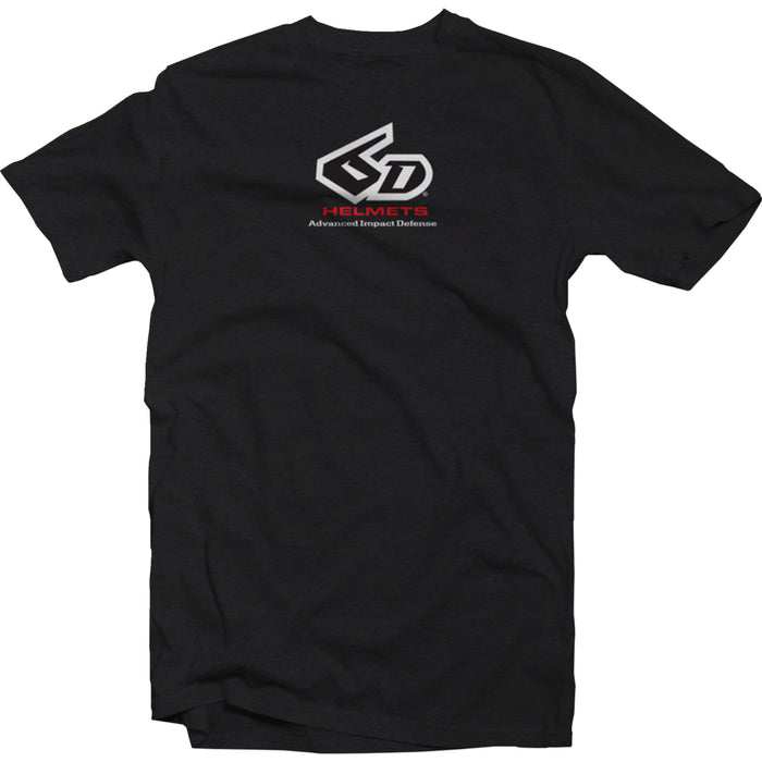6D HELMETS 3030-22372 50-3547 6D Classic Logo T-Shirt black - large