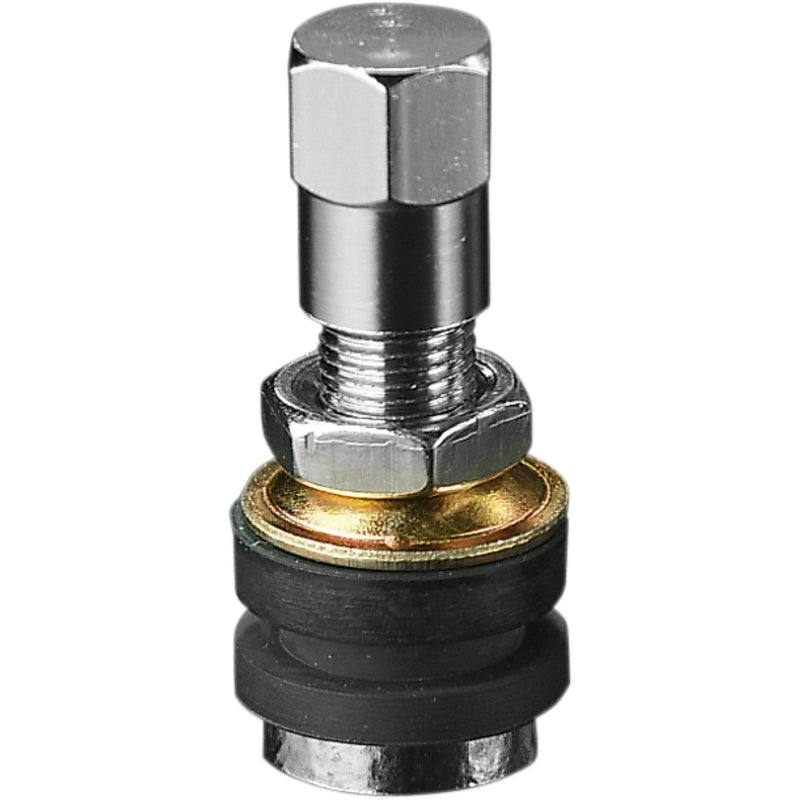 PARTS UNLIMITED VS-1218R Metal Valve Stem Valve Stem - Straight - Chrome