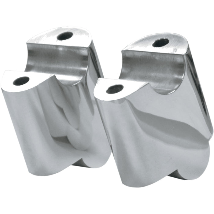 LA CHOPPERS 0602-0512 LA-7430-02 Handlebar Riser Extension - Extension Risers - 2" - FXDB