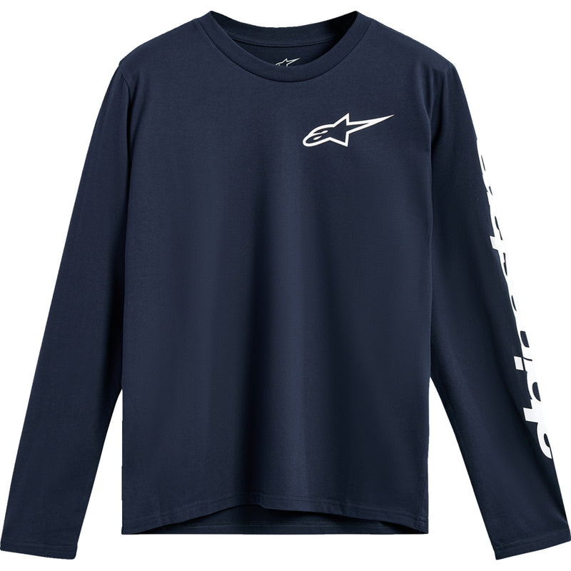 ALPINESTARS Trackside Long-Sleeve CSF T-Shirt Navy