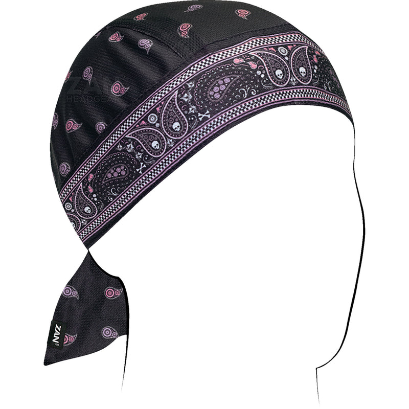 ZAN HEADGEAR 2504-0566 ZM019 Flydanna® Micromesh Headwrap Flydanna® Polyester Micromesh - Classic Bandanna - Pink/Purple