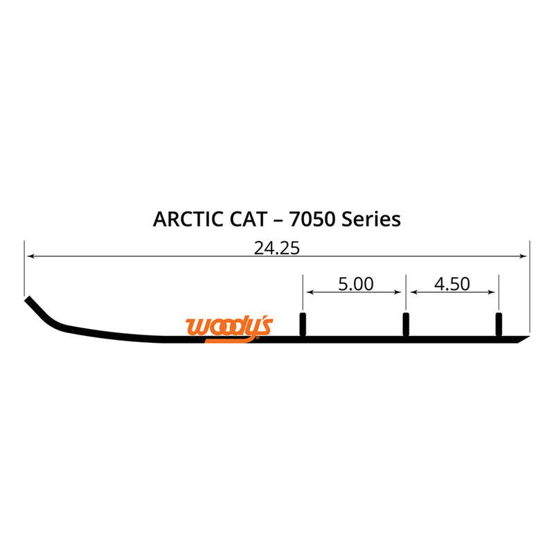 Woody's Trail Blazer lV Wear Bar - TAT4-7050 Arctic Cat Snowmobiles 1995-2005