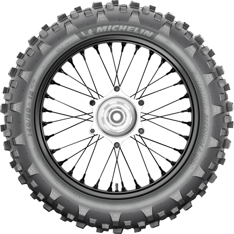 MICHELIN 0313-1147 45050 Enduro Medium 2 Tire Tire - Enduro Medium 2 - Rear - 140/80-18 - 70M