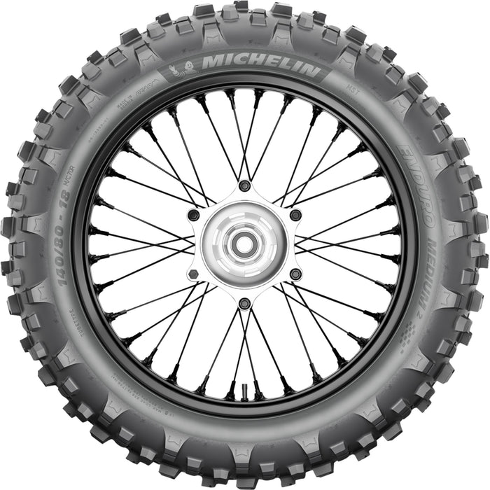 MICHELIN 0313-1147 45050 Enduro Medium 2 Tire Tire - Enduro Medium 2 - Rear - 140/80-18 - 70M