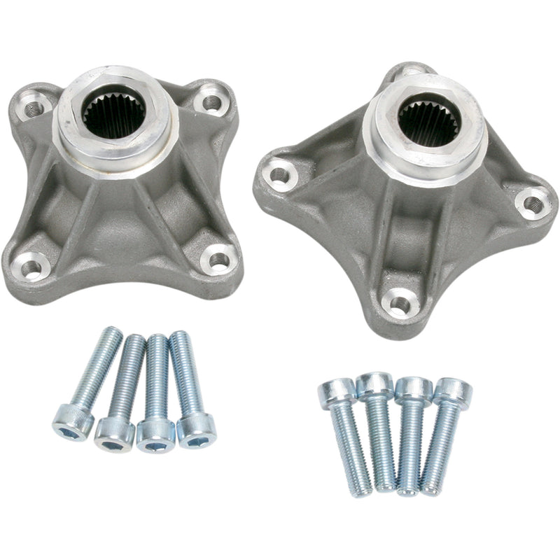 DURA BLUE 0213-0078 20-1340X Aluminum Rear Wheel Hub Wheel Hubs - 4 x 115 mm - 24-Spline +1" - Yamaha Warrior/Raptor