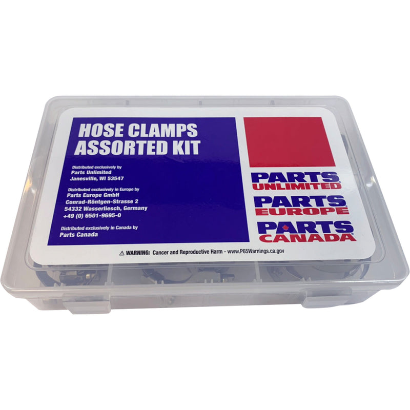 PARTS UNLIMITED 2402-0279 Hose Clamp Kit Assortment Kit - Hose Clamp - 60-Pieces