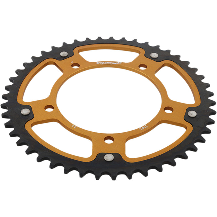 SUPERSPROX 1210-1963 RST-1793-47-GLD Stealth Rear Sprocket 47 tooth - gold - suzuki/triumph