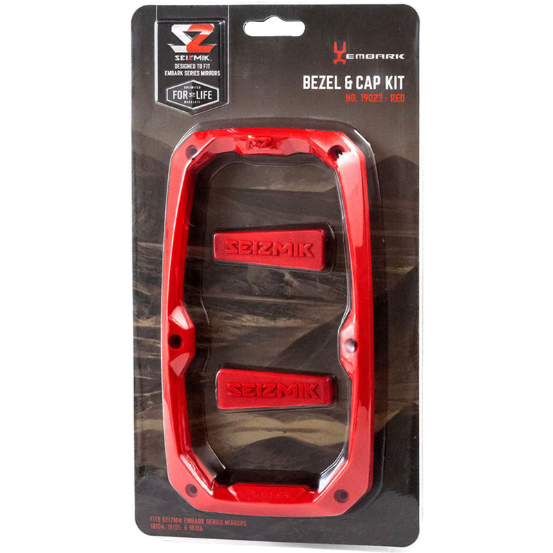 SEIZMIK 0640-1497 56-19023 Embark Mirror Trim Kit Trim Kit - Embark - Side View - Red