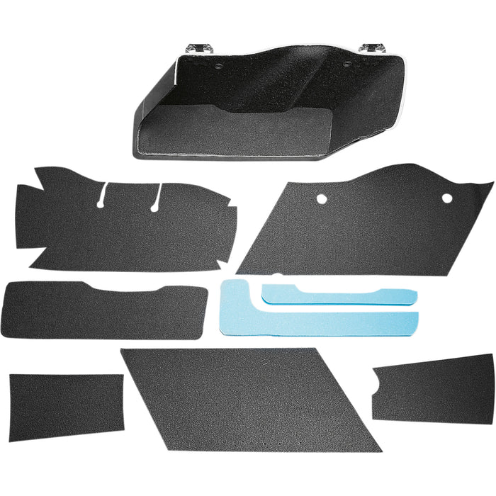 DRAG SPECIALTIES DS-710116 Saddlebag Lining Kit black - fl '93-'13