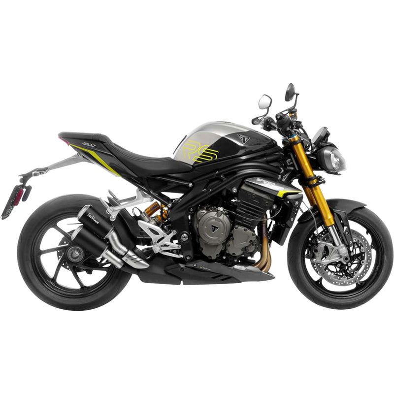 Leovince LV-10 Black Muffler - 15271B Triumph Speed 2021-2025