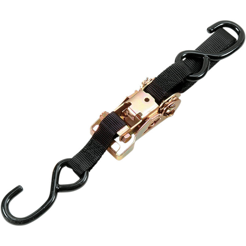 PARTS UNLIMITED 131022 1" Heavy-Duty Ratcheting Tie-Down Heavy-Duty Ratchet Tie-Down - 1" x 6' - Black