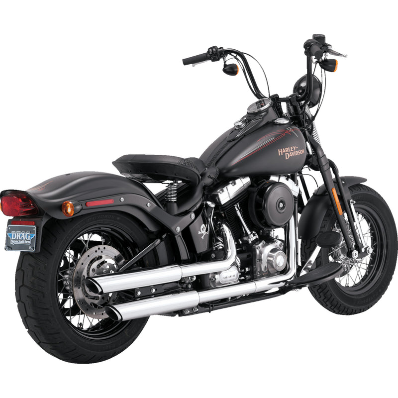 Vance & Hines Twin Slash Muffler - 16842 For Harley Softail 2007-2009