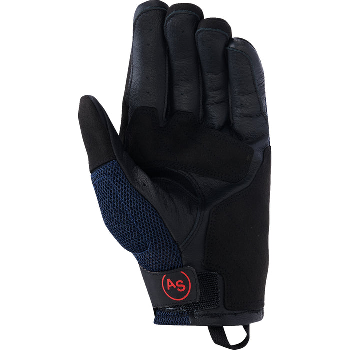 ALPINESTARS Manti Air Gloves Deep - Blue/Fluo Red/Asphalt