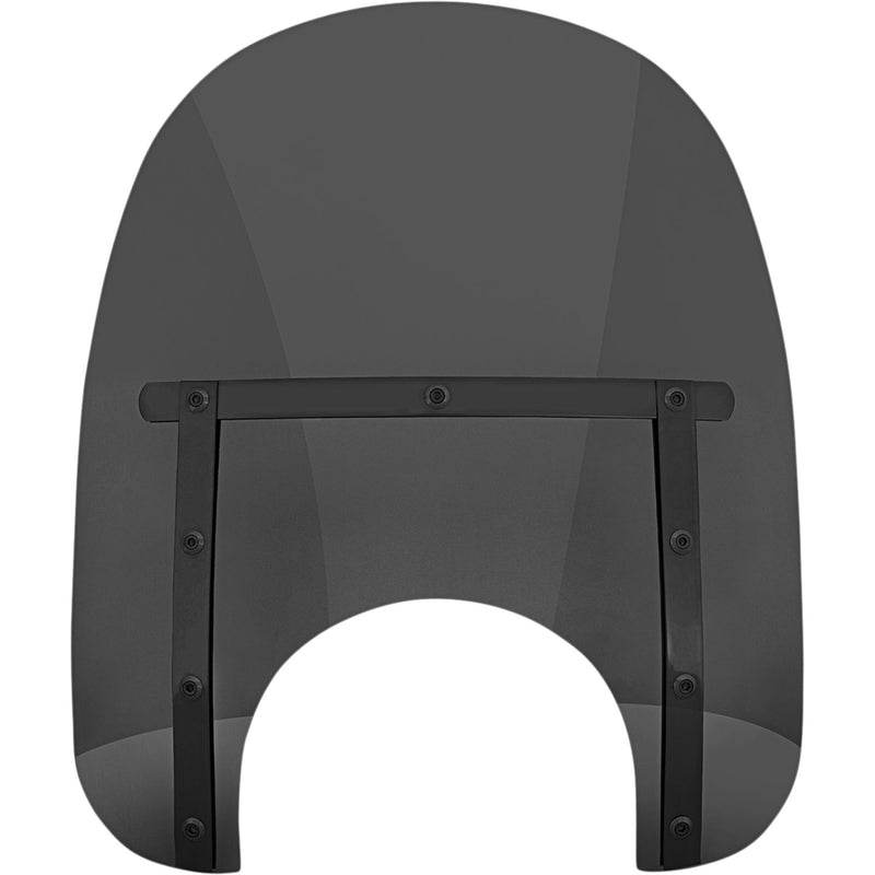 MEMPHIS SHADES 2313-0318 MEB41210 Memphis Slim Windshield 15" - 9" headlight cutout - dark black smoke