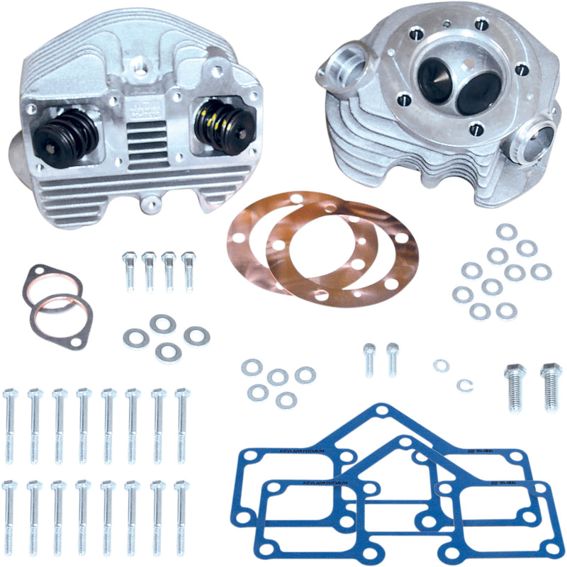 S&S Cycle Super Stock Cylinder Head Kit - 90-1497 For Harley Electra Glide / Touring / Super / Low 1966-1980