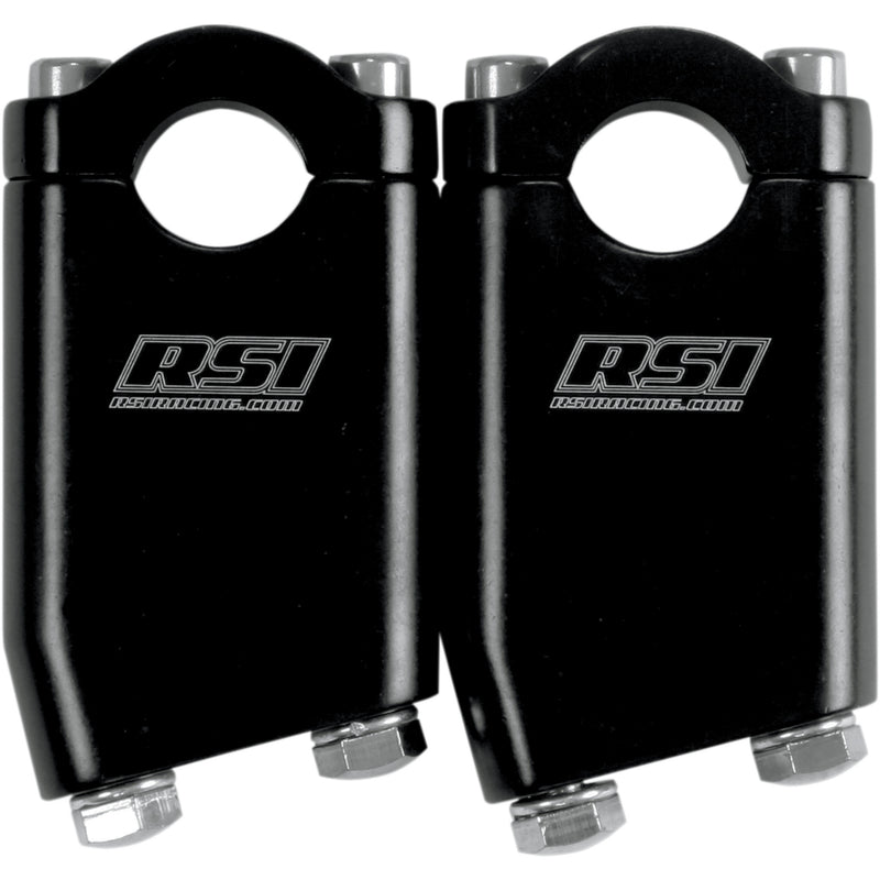 RACE SHOP INC. 0602-0639 AR-2B-15 Angled Handlebar Risers Risers - Angled - 15° - 2" - Black