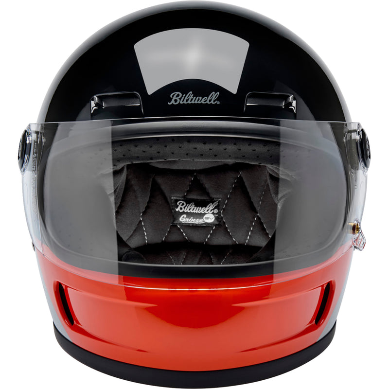 BILTWELL Gringo SV Intersection Helmet - Black/Orange/Gray