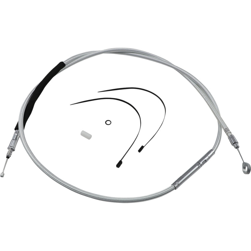 Magnum Shielding High-Efficiency Braided Sterling Chromite II® Clutch Cable /16" - 322310HE For Harley Touring 2008-2013