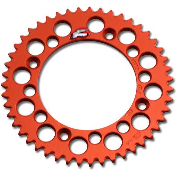 RENTHAL 1211-2483 441U-428-47GPOR Rear Sprocket Sprocket - Orange - 47 Tooth