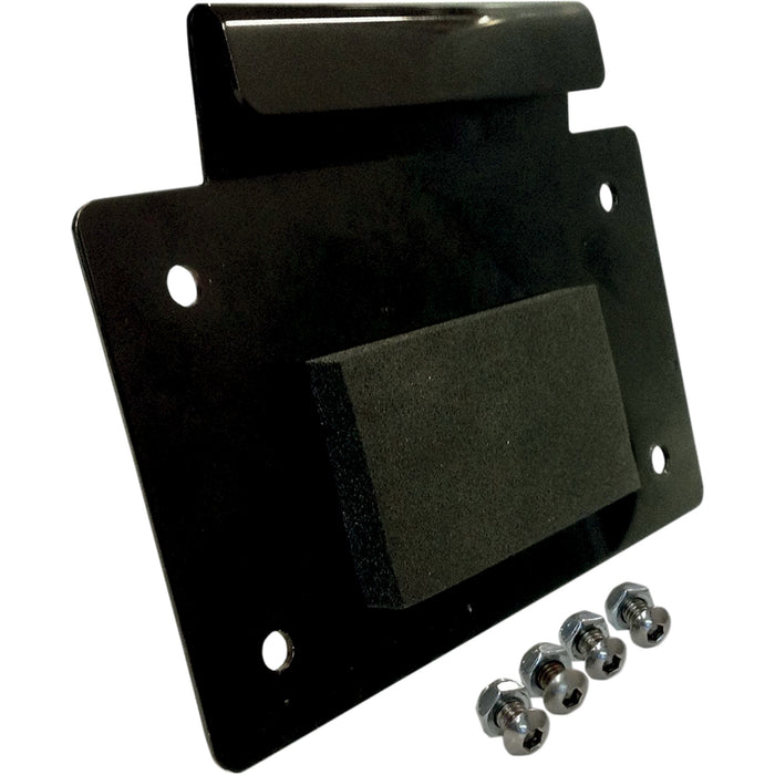 ALLOY ART 2030-0708 LD-1 License Plate Mount - Black