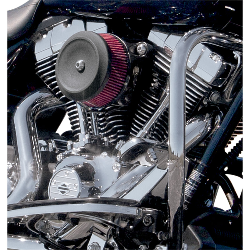 S&S CYCLE 1014-0119 170-0123 Stealth Air Cleaner Cover - Bob Dish - Black