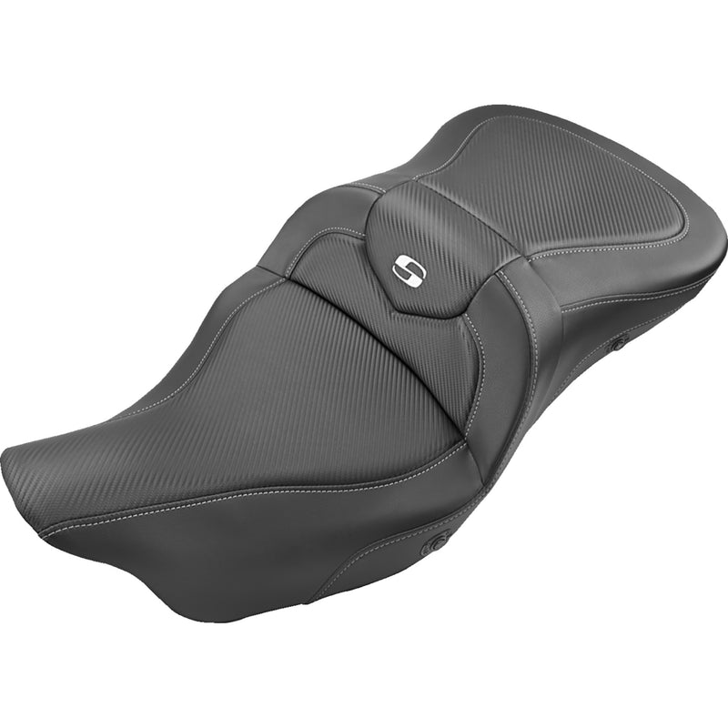 Saddlemen Road Sofa Seat - 808-07B-186HCT For Harley Touring 2008-2025