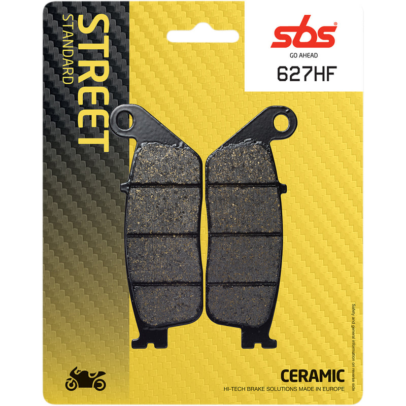 Sbs Brake Pad - 627HF For Triumph Motorcycles 1996-2024 | Honda Motorcycles 1986-2018 | Suzuki Motorcycles 2013-2020 | Buell Blast 2000-2008