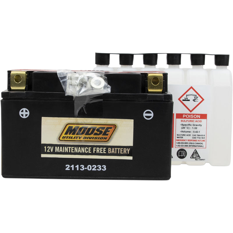 Moose Offroad YTZ Battery - MTZ10S-BS Yamaha Raptor 350 4x2 2005-2007