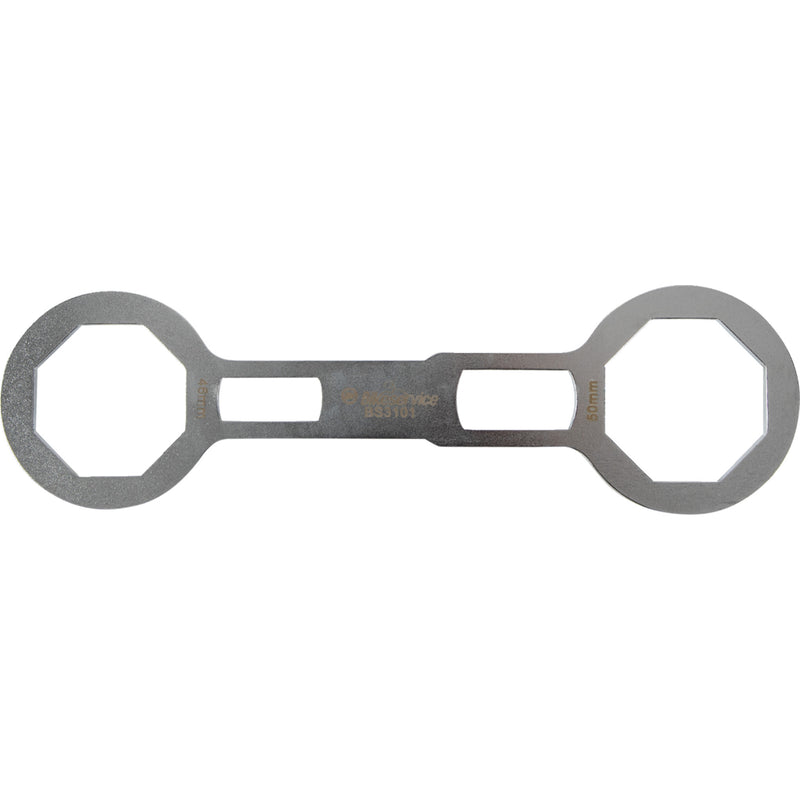 BIKESERVICE 3805-0223 BS3101 Fork Cap Wrench Fork Wrench Tool - 46/50 mm