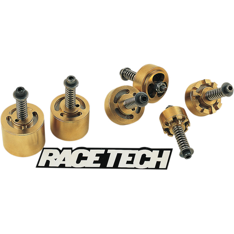 Race Tech Gold Valve Cartridge Emulator - FEGV S3001 For Harley 1957-1992 | Kawasaki Motorcycles 1973-2009 | Yamaha Motorcycles 1975-2018
