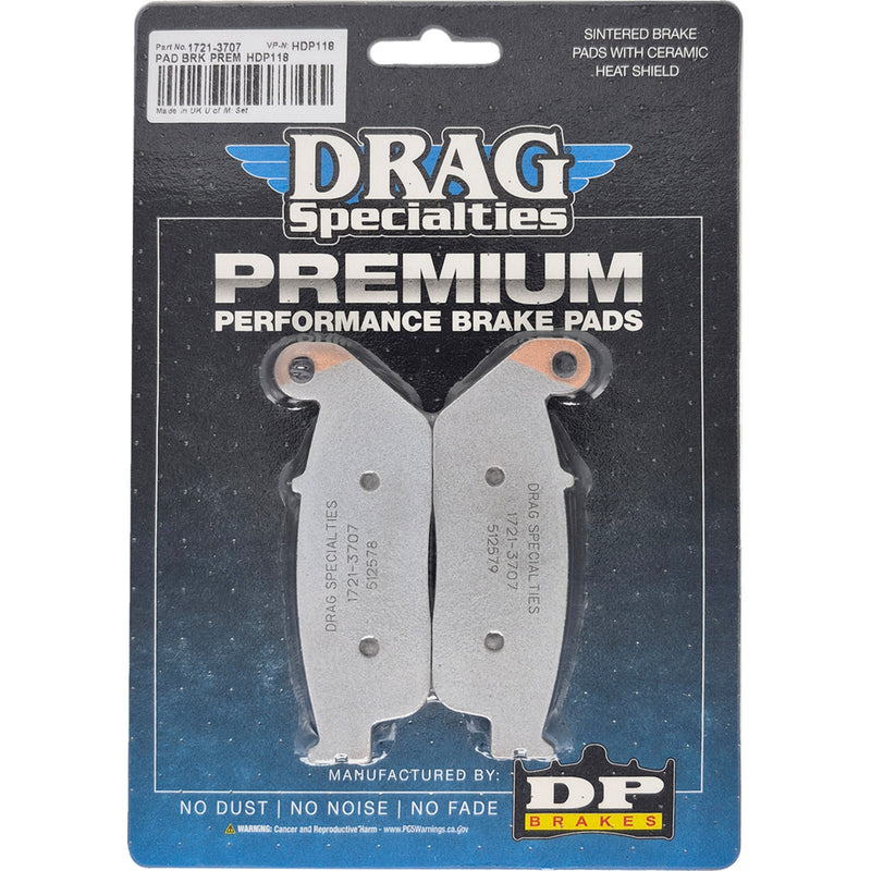 Drag Specialties Brake Pad - 1721-3707 For Indian 2014-2024