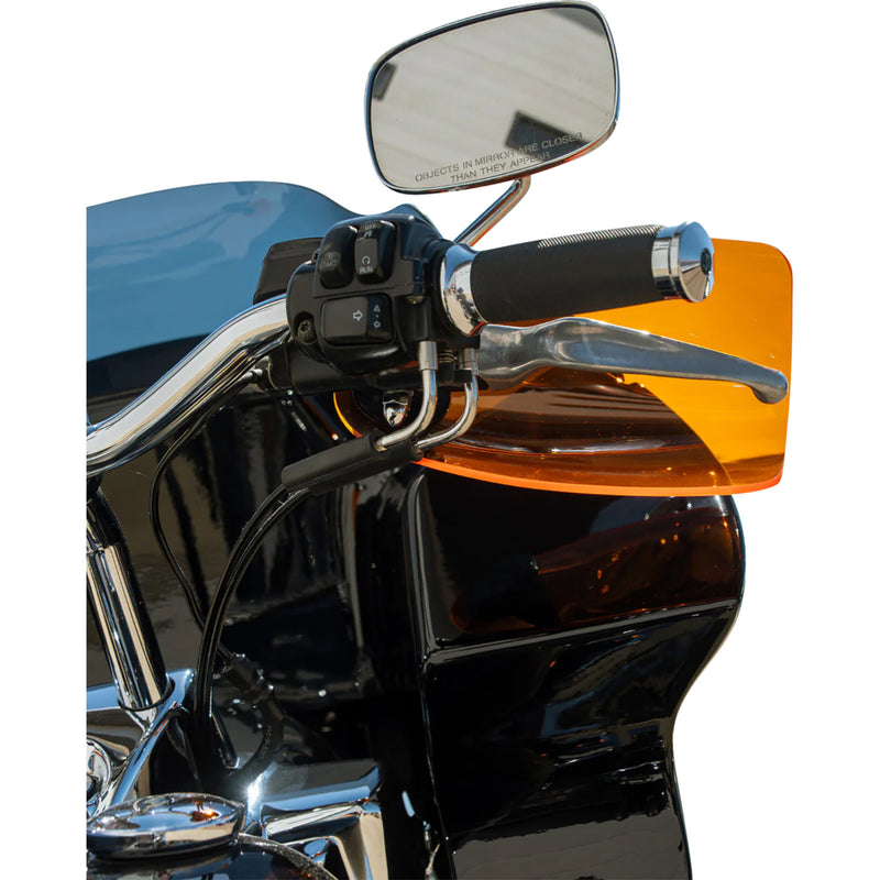 KLOCK WERKS 0635-2825 KWS-01-0130-CC Flare® Handguards harley-davidson cable clutch - orange
