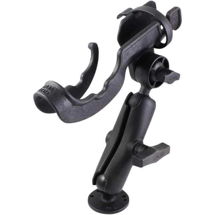 RAM MOUNTS 0603-0820 RAM-117 RAM ROD® Fishing Rod Double Ball Mount Fishing Rod Holder